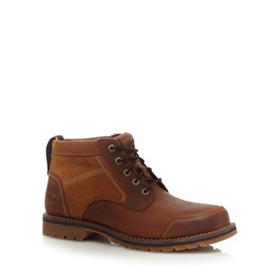 Timberland Big and tall brown 'larchmont' chukka boots